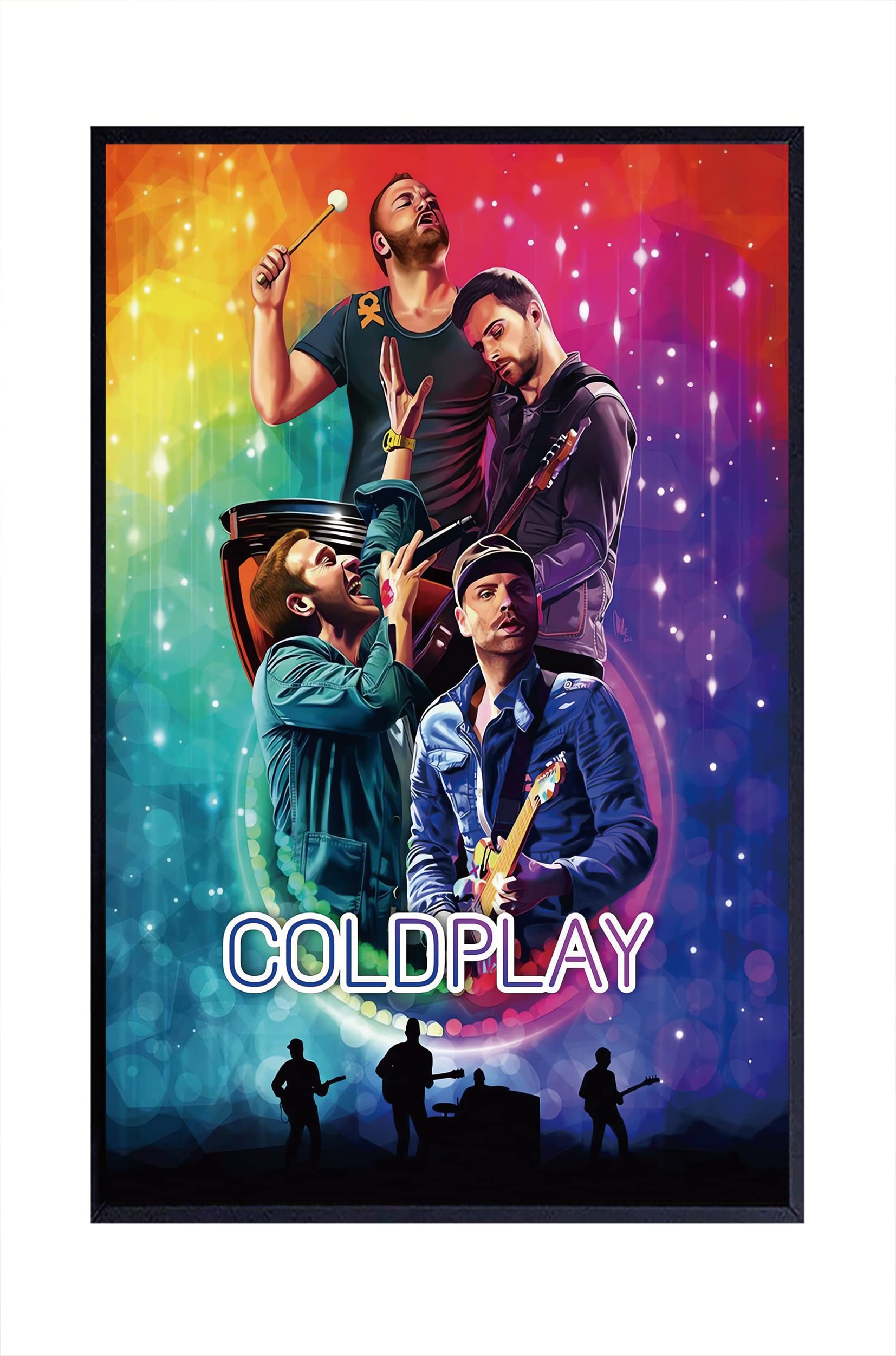 Theissen Rock Band Coldplay Poster, posters for bedroom Wall Decor